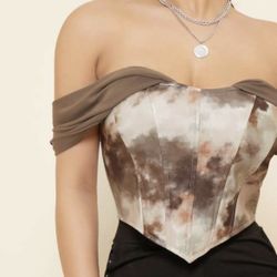 Brown corset Top