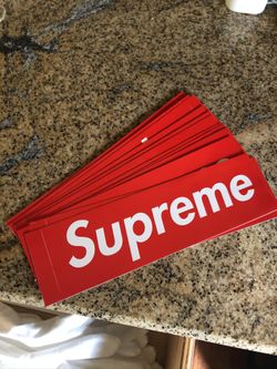 Supreme stickers