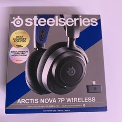 SteelSeries Arctis Nova 7P Wireless Gaming Headset w/ Dongle & Box – PS5 PS4 PC