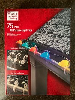 Home Accents Holiday 75-Pack All-Purpose Light Clips