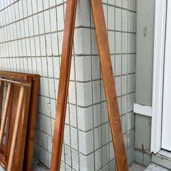 Wooden Bunk Bed With Ladder 