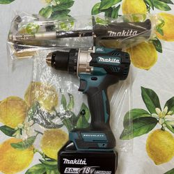 Makita Brushless 1/2” Hammer 🔨 Drill And 5.0 Ah Battery 🔋 Only Brand New