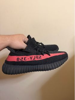 Yeezy v2 red stripe