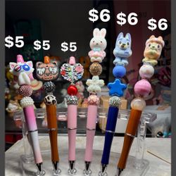 Beaded pens