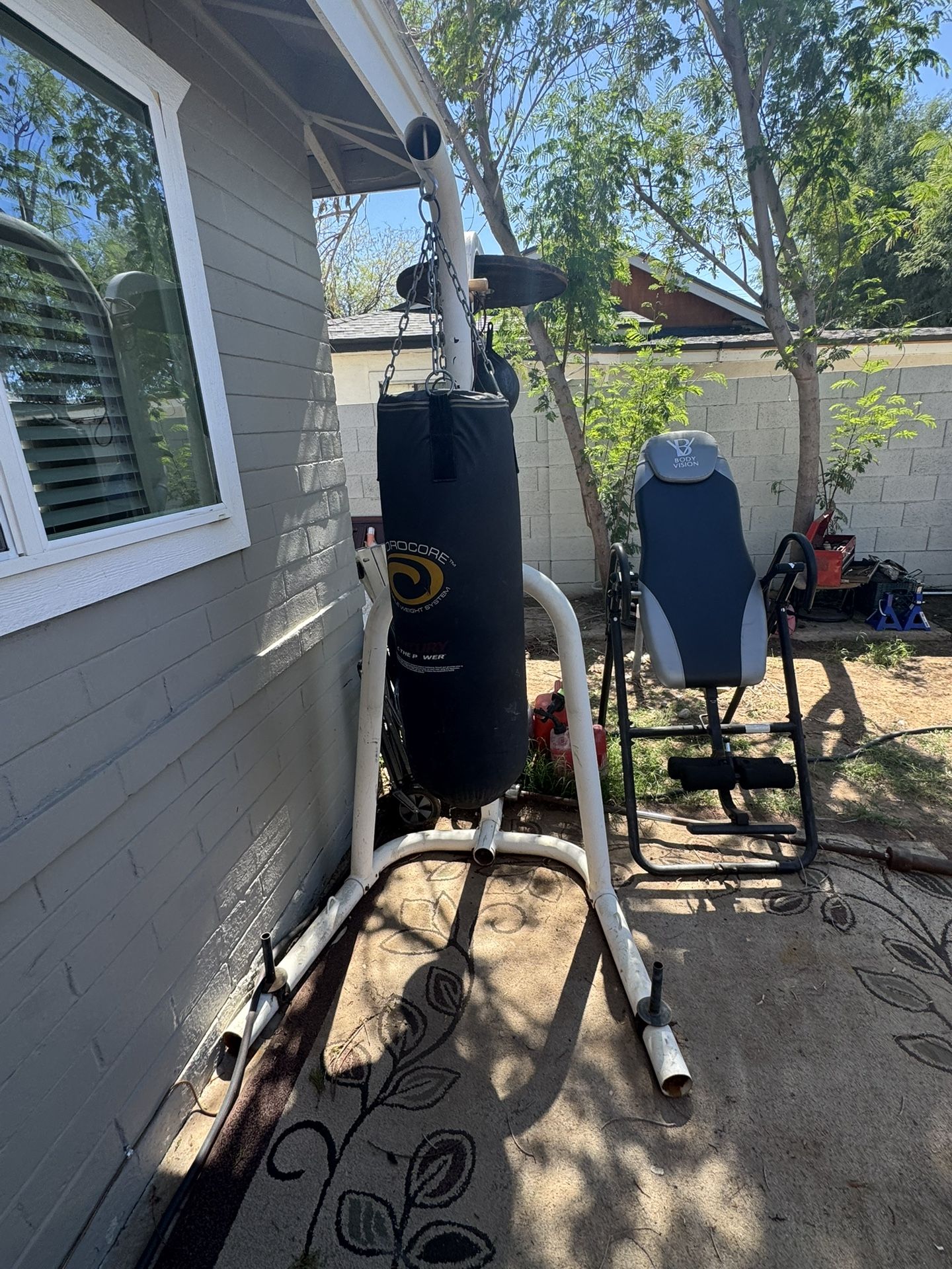 Everlast Heavy Bag Stand with Punching Bag