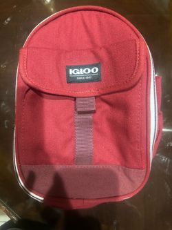 Igloo Red Insulated Lunch Bag