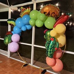 Mexican Party Decor Fiesta Balloons (8 pieces)