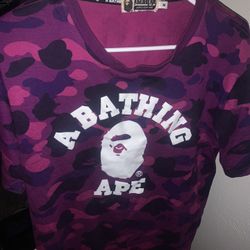 Purple Bape Size Medium 