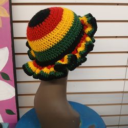 Jamaican Ruffle Hat