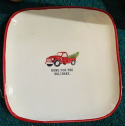 Rae Dunn Christmas Plate