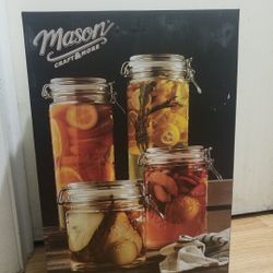 Mason Craft & More 4-pc. Preserving Clamp Jar Set

