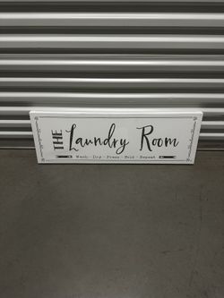 Laundry Room Sign 