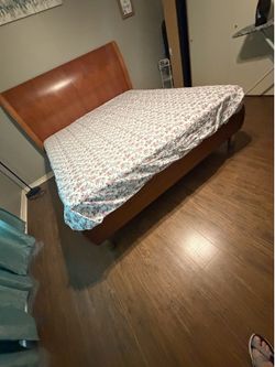 King size bed and mattress