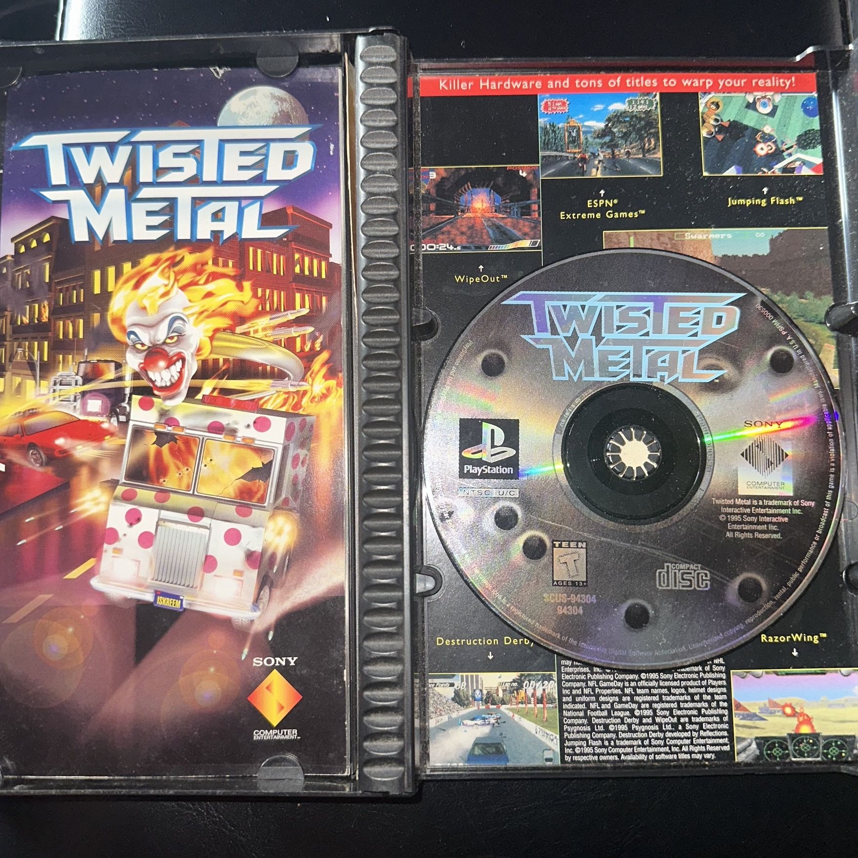 Jogo Twisted Metal (Long Box) - PS1 - MeuGameUsado