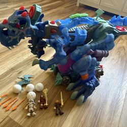 Imaginext Ultra T-Rex Blue Ice Dino Toy