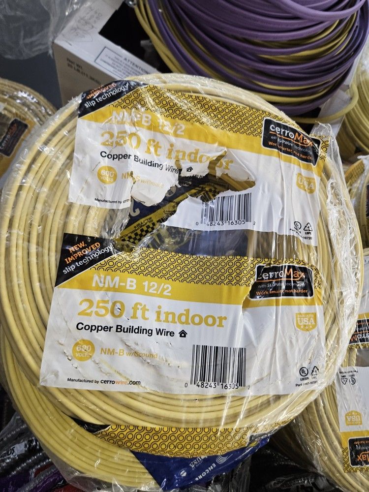 12/2 250ft Indoor Wire 