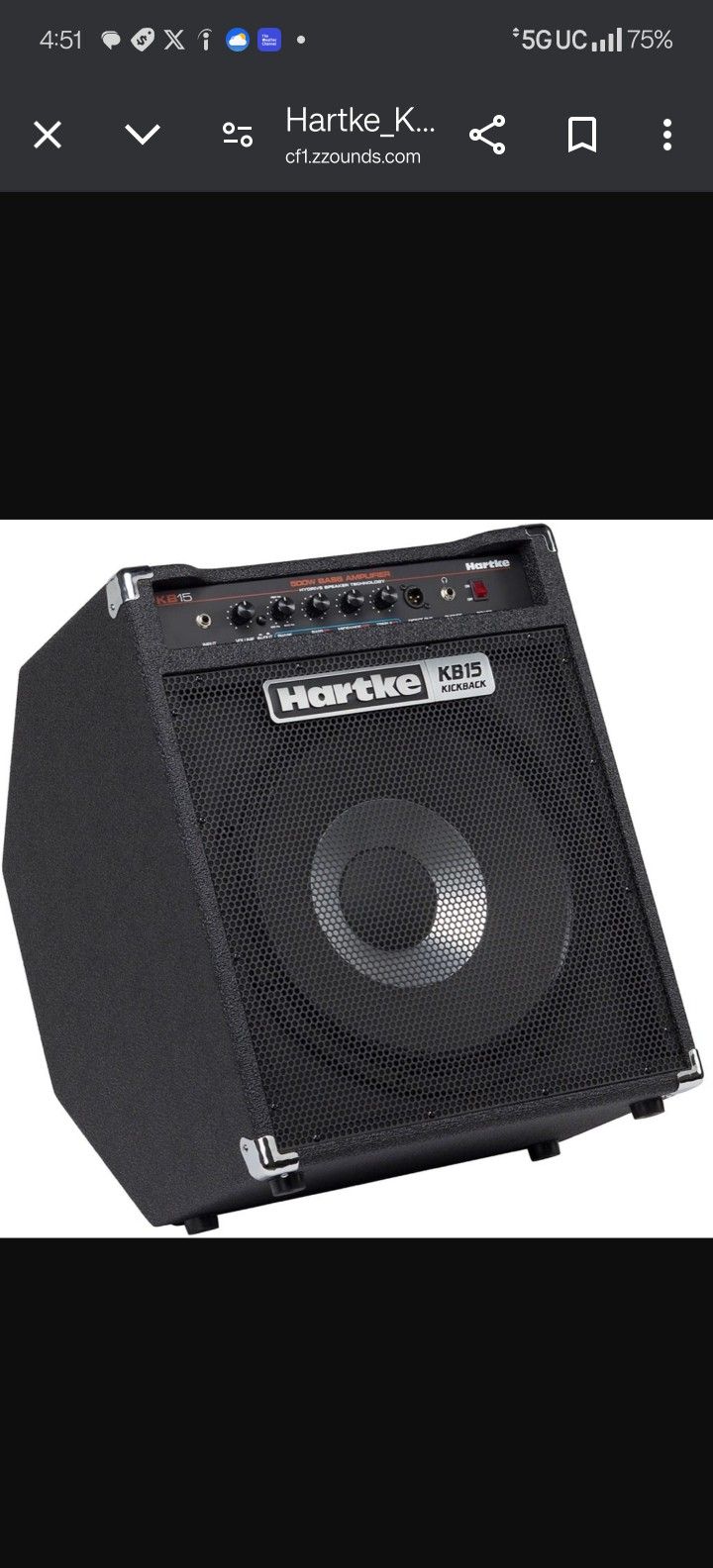 Hartke KB12 Bass Amp. (Brand New)
