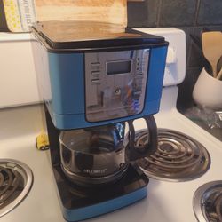 Brand New MR COFFEE coffee Maker Blue