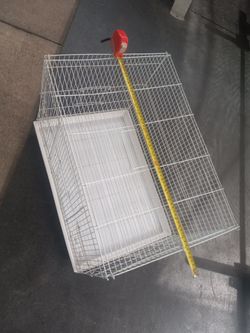 White Wire Small Animal or Bird Cage