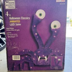 4 Ft LED Animated Spider by Home Depot Home Accents 