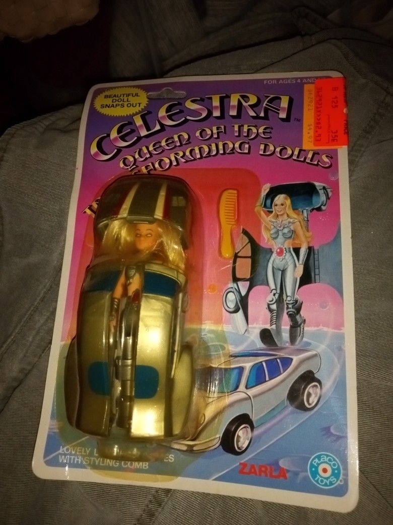 Vintage 1986 Celestra Queen Of The Transforming Dolls New In Pack 