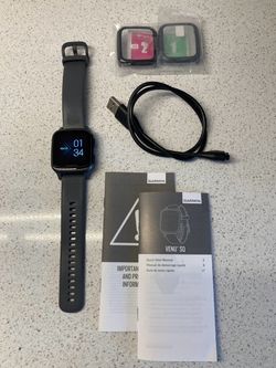 Garmin Venu Sq GPS Smartwatch Slate Gray Running Cycling Biking Walking Exercise Tracker Fitness