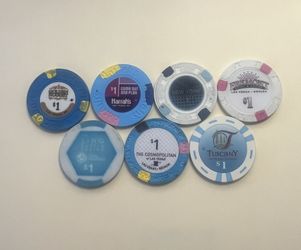 Las Vegas Casino Chip Collection ($12 for all)
