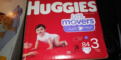 Size 3 huggies little movers