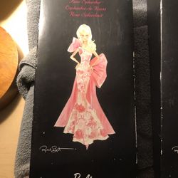 Rare Avon Rose Splendor Barbies Pink Label (Collectors)
