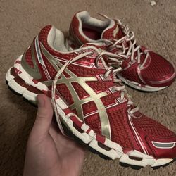 Extremely Rare Discontinued Asics Kayano 19 Valentine Size 9W