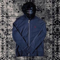 2000's Burberry Black Label Zip Up Fur Hoodie (Japan Exclusive)