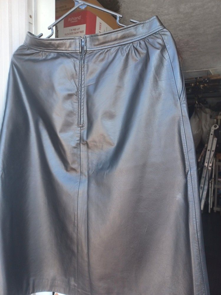 Leather Skirt