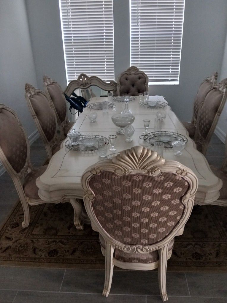 Micheal Armini Banquet Table/ Large Dining Table Chateau De Lago Collection