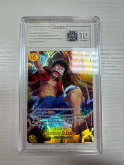Monkey D. Luffy OP15-119 TAG Pristine 10