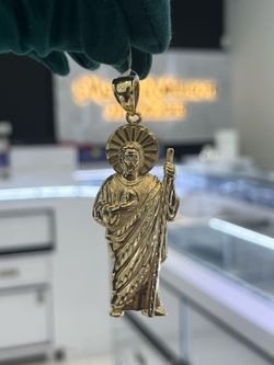 🔥10K GOLD JESUS PENDANT🔥
