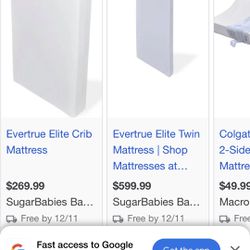 Ever True Elite Baby Crib Mattress 