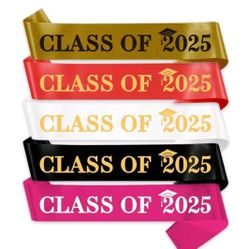 Class Of 2025 Sash, Senior Sash 2025 Graduation Sash Finally Graduated