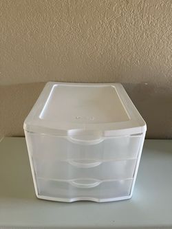 Sterilite Clear View 3 drawer storage