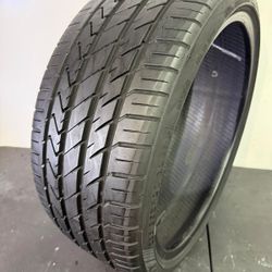 235 35 20  Lexani LX-Twenty  One Used Tire 80% Life 
