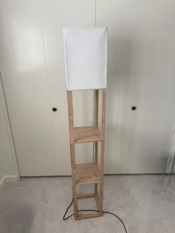 Two shelf floor lamp