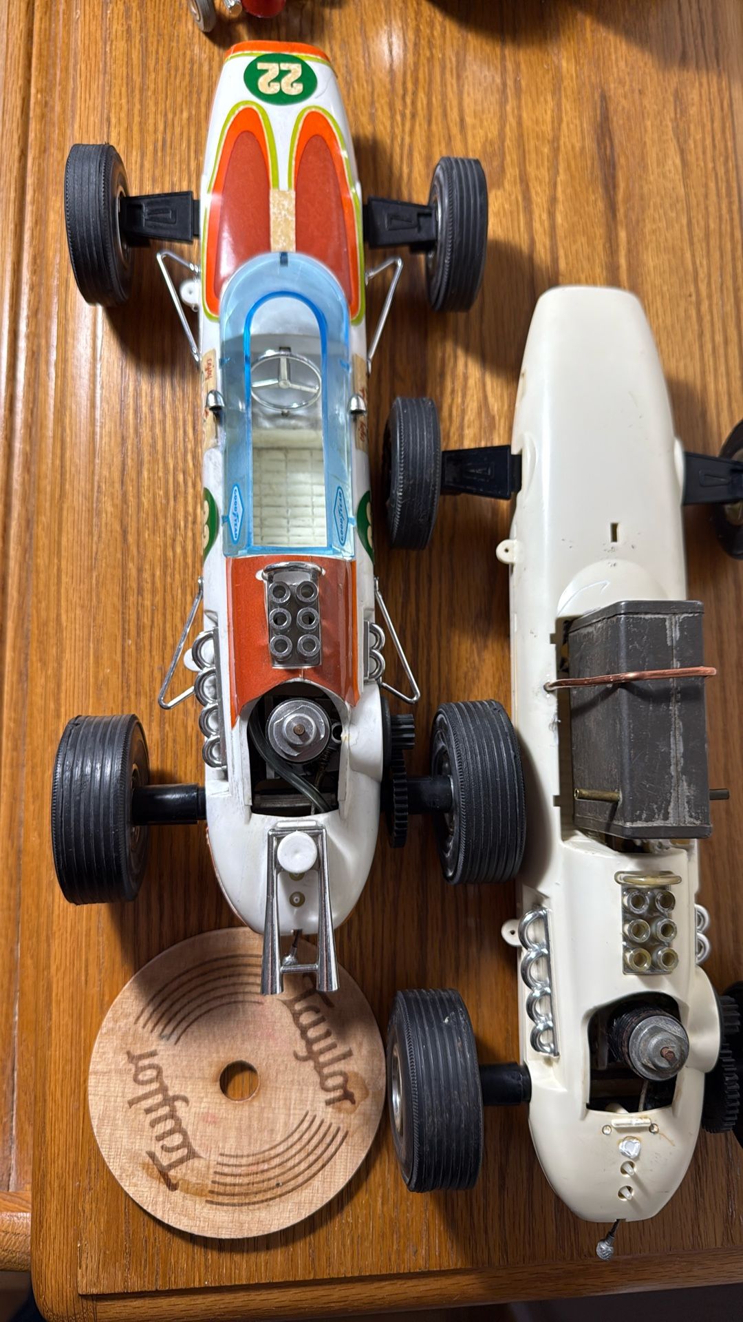 Tether Cars Two Cox Teller Cars and extra parts