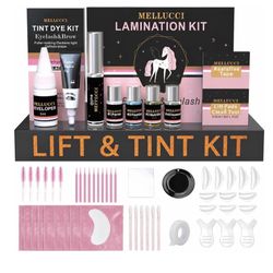 Black Color Lash Lift Kit Brow Lamination Kit 