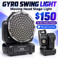 Gyro Swing Moving Head Stage Light – $150