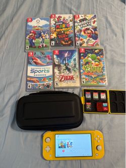 Nintendo switch lite,games ,sd cards