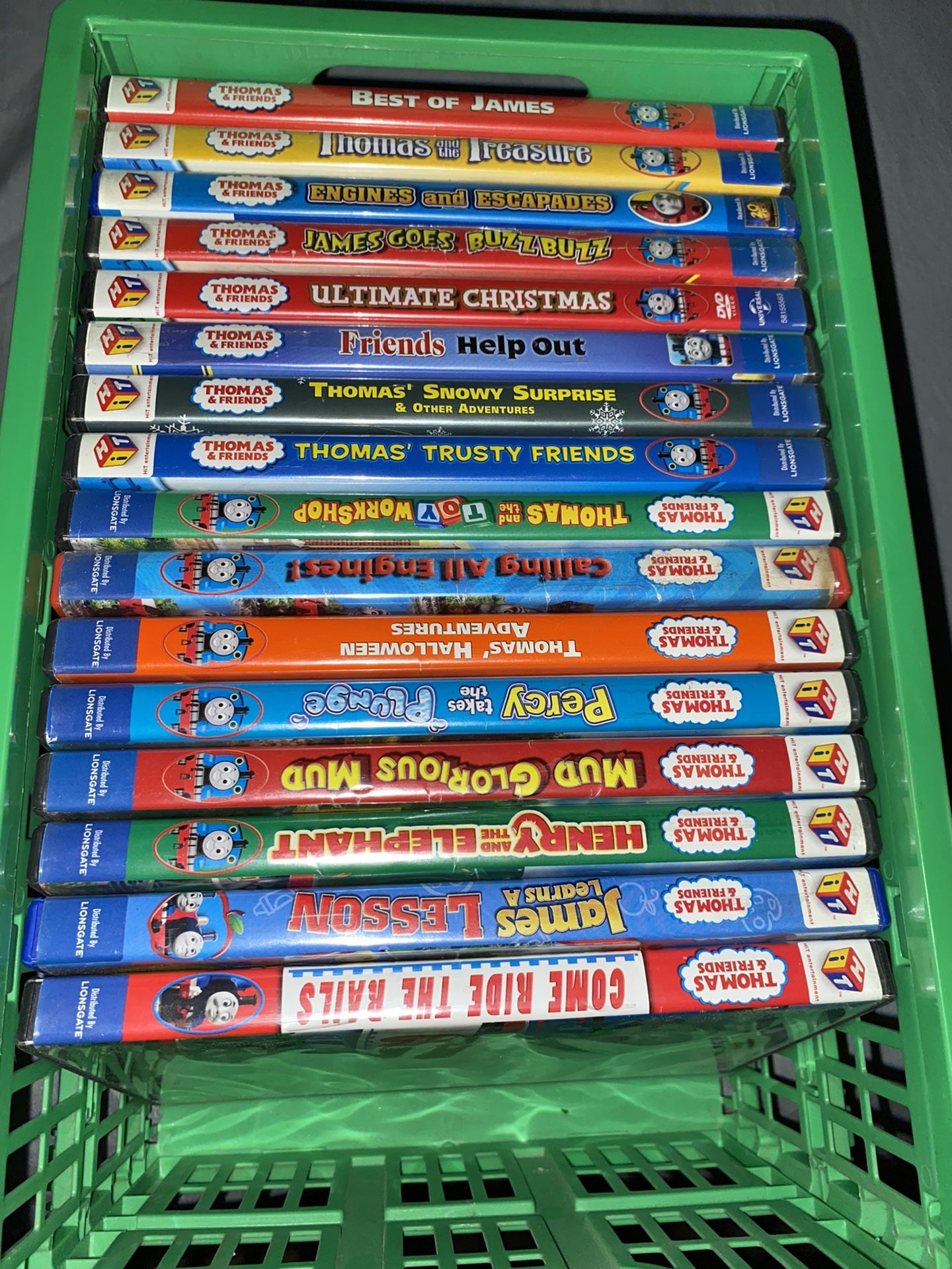 Lot of 16 Thomas the Train DVDs