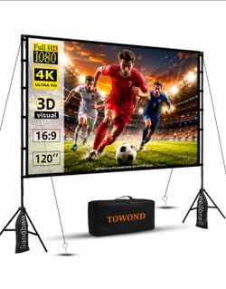 120 inch Projection Screen with Stand