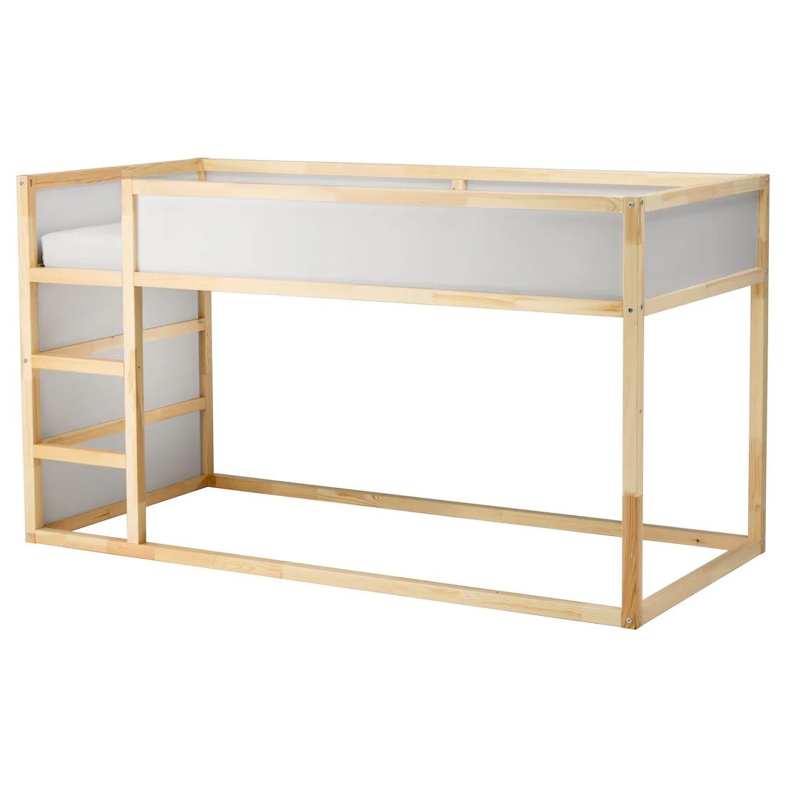 Ikea Reversible bed, white/pineTwin