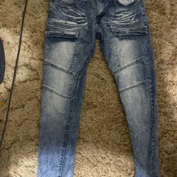 Reset Boys Blue And Navy Jeans 