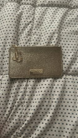 gold Jimmy Choo Coin Pouch