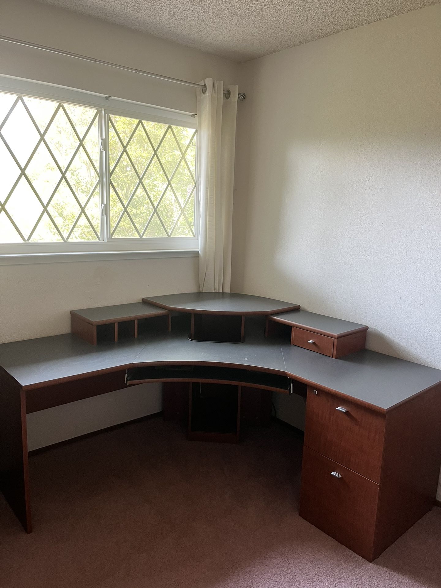 L-Shaped Executive Office Desk